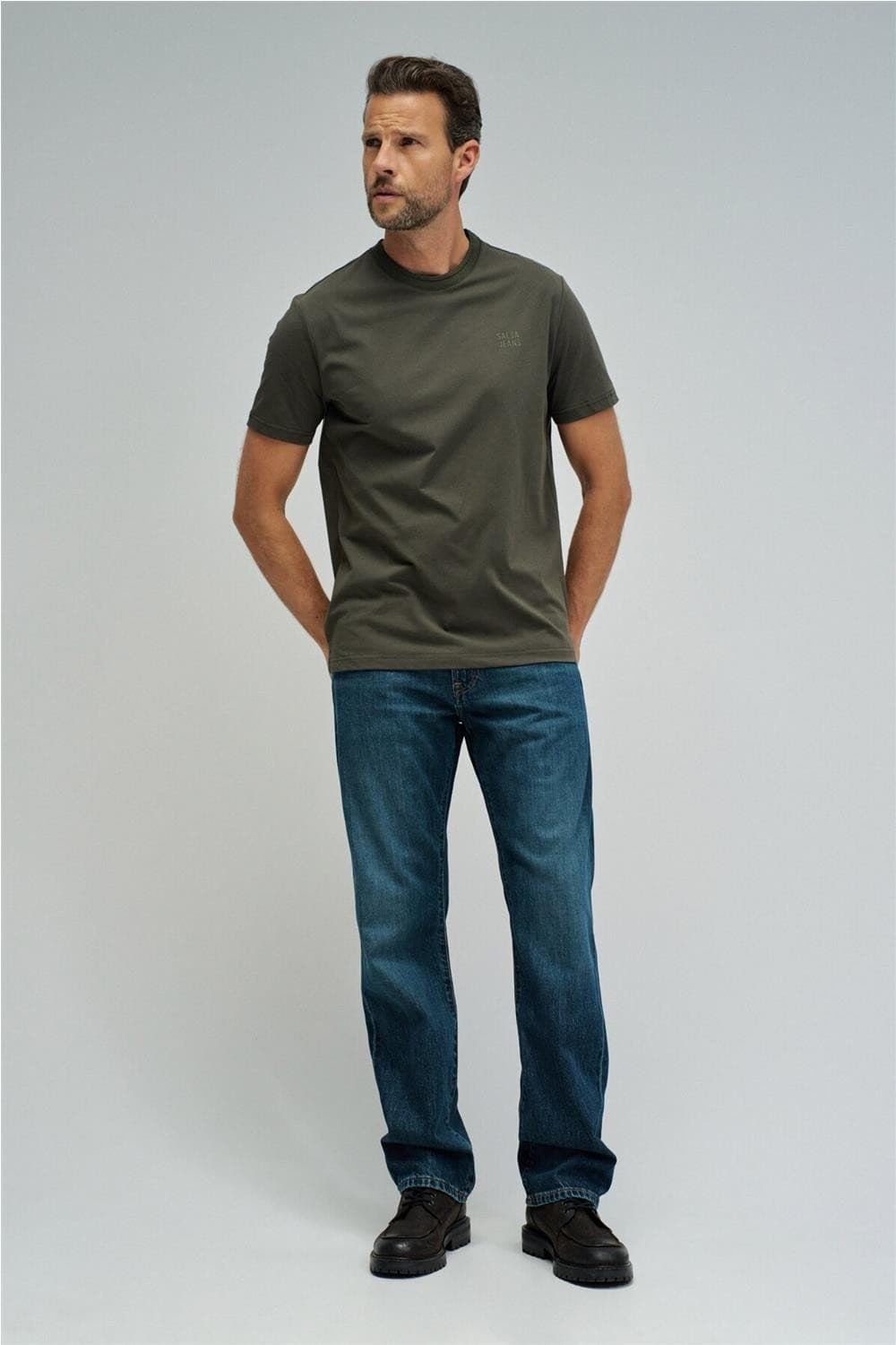 Camiseta Verde Salsa Jeans 21011218 530 - Imagen 5