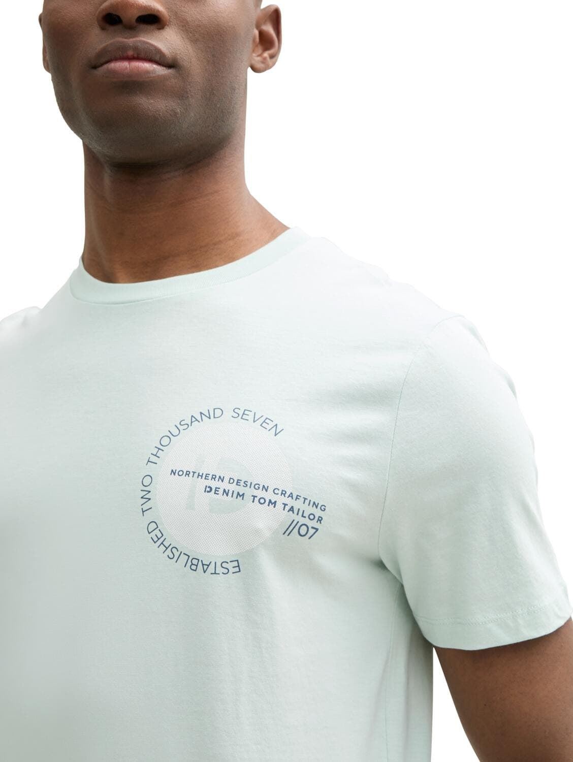 Camiseta Verde Tom Tailor Sea Foam 1043491 147549 - Imagen 4