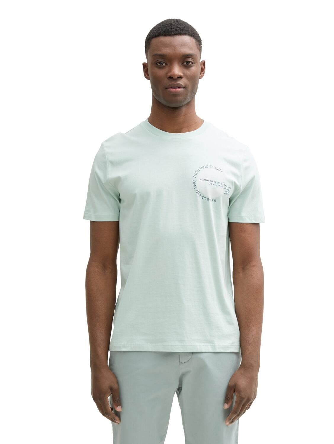 Camiseta Verde Tom Tailor Sea Foam 1043491 147549 - Imagen 5