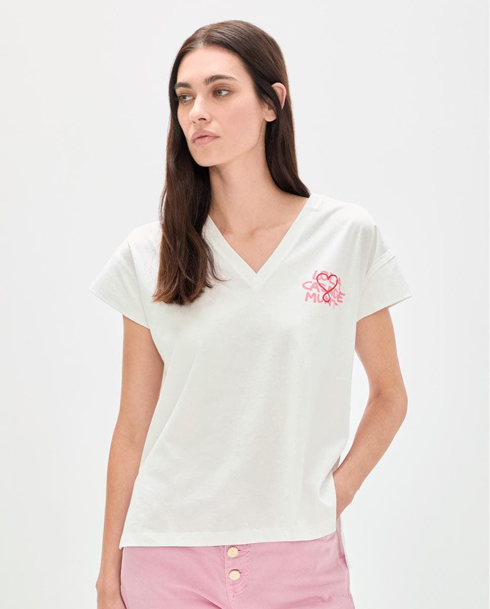 Camiseta White Lola Casademunt Tigre 1981 LS2615043 - Imagen 1