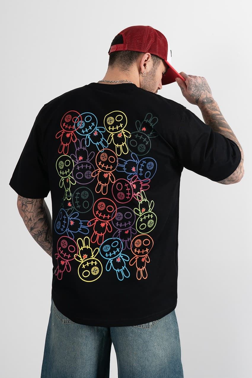 Camiseta WRONG FRIENDS WF1218 Bellevue Black - Imagen 1
