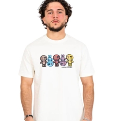 Camiseta WRONG FRIENDS WF1224 Franklin coconut white - Imagen 1