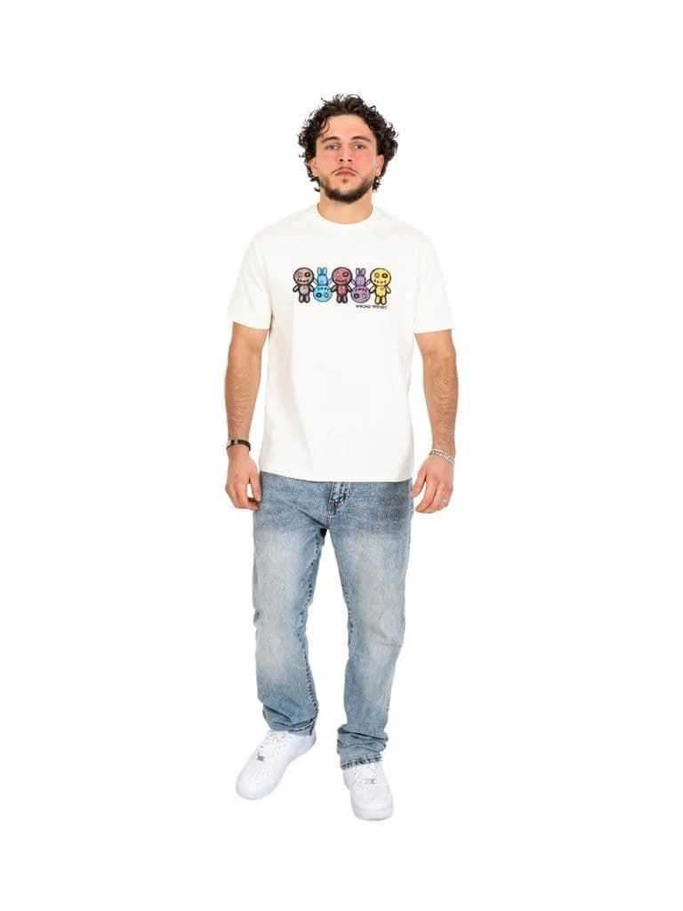 Camiseta WRONG FRIENDS WF1224 Franklin coconut white - Imagen 3