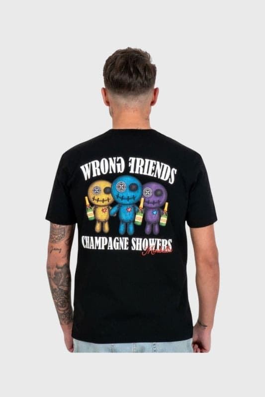Camiseta WRONG FRIENDS WF1227 Reno T-Shirt Black - Imagen 2