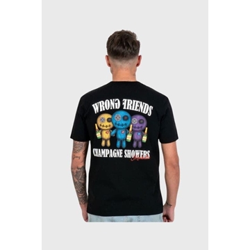 Camiseta WRONG FRIENDS WF1227 Reno T-Shirt Black - Imagen 2