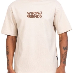 Camiseta WRONG FRIENDS WF1228 SANTIAGO Sand - Imagen 1