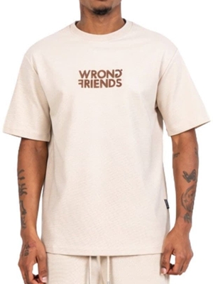 Camiseta WRONG FRIENDS WF1228 SANTIAGO Sand - Imagen 1