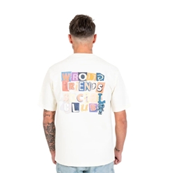 Camiseta WRONG FRIENDS WF1229 Social Club Coconut White - Imagen 1