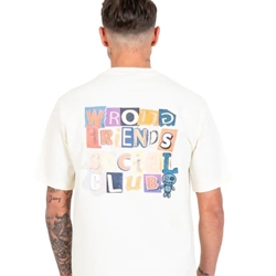 Camiseta WRONG FRIENDS WF1229 Social Club Coconut White - Imagen 1