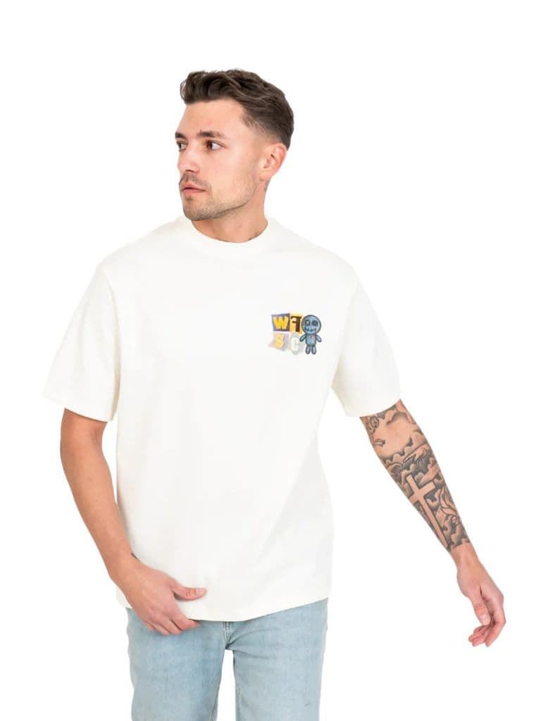Camiseta WRONG FRIENDS WF1229 Social Club Coconut White - Imagen 3