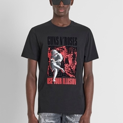 Camisetas Antony Morato Negro Guns N'Roses MMKS02536 FA100144 9000 - Imagen 1