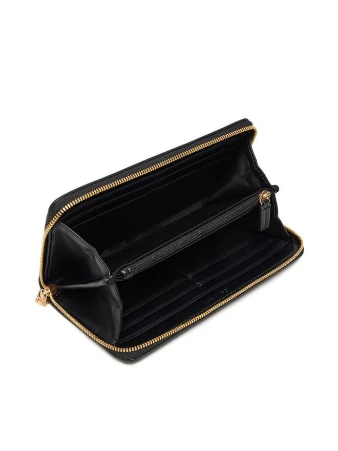 Cartera Calvin Klein Raised CK Long Zip Black LV04F1077G UB1 - Imagen 3