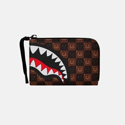 Cartera Sprayground Sharks in Paris Bubble Brown 910W9302NSZ - Imagen 1