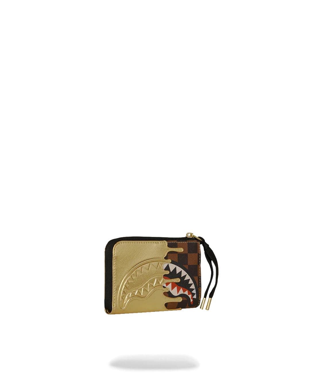 Cartera Sprayground Sharks in Paris Gold Drip 910W9341NSZ - Imagen 3