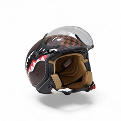Casco Sparyground OP01BROWN Shark in paris Helmet - Imagen 2