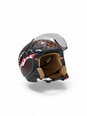 Casco Sparyground OP01BROWN Shark in paris Helmet - Imagen 2