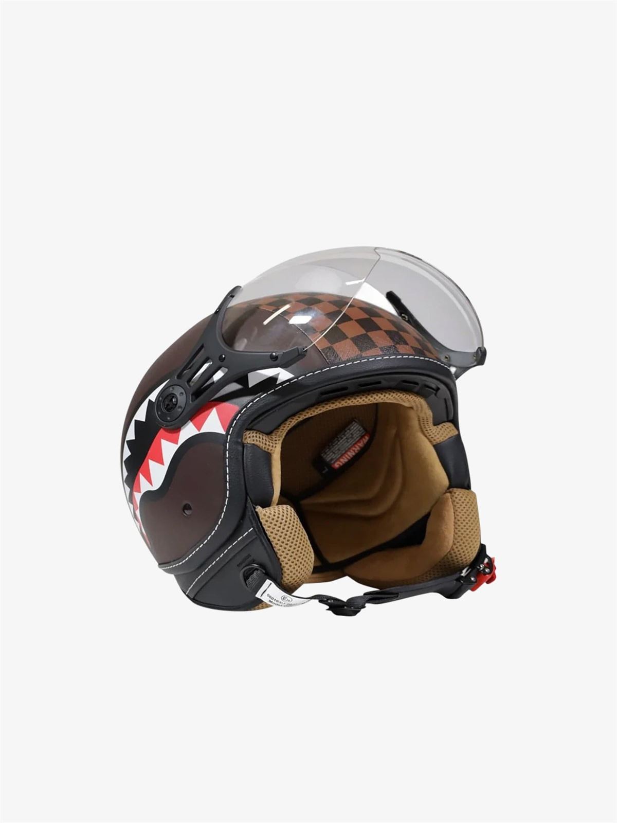 Casco Sparyground OP01BROWN Shark in paris Helmet - Imagen 1