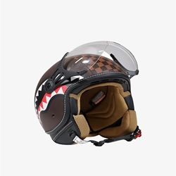 Casco Sparyground OP01BROWN Shark in paris Helmet - Imagen 1