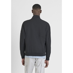 Cazadora Antony Morato MMCO00922 FA650352 9000 Negra (Coat Regular Fit in Recycled) - Imagen 2