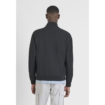 Cazadora Antony Morato MMCO00922 FA650352 9000 Negra (Coat Regular Fit in Recycled) - Imagen 2