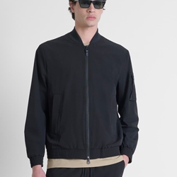 Cazadora Antony Morato MMCO00929 FA600291 9000 (Coat Regular Fit in Nylon Stret) - Imagen 2