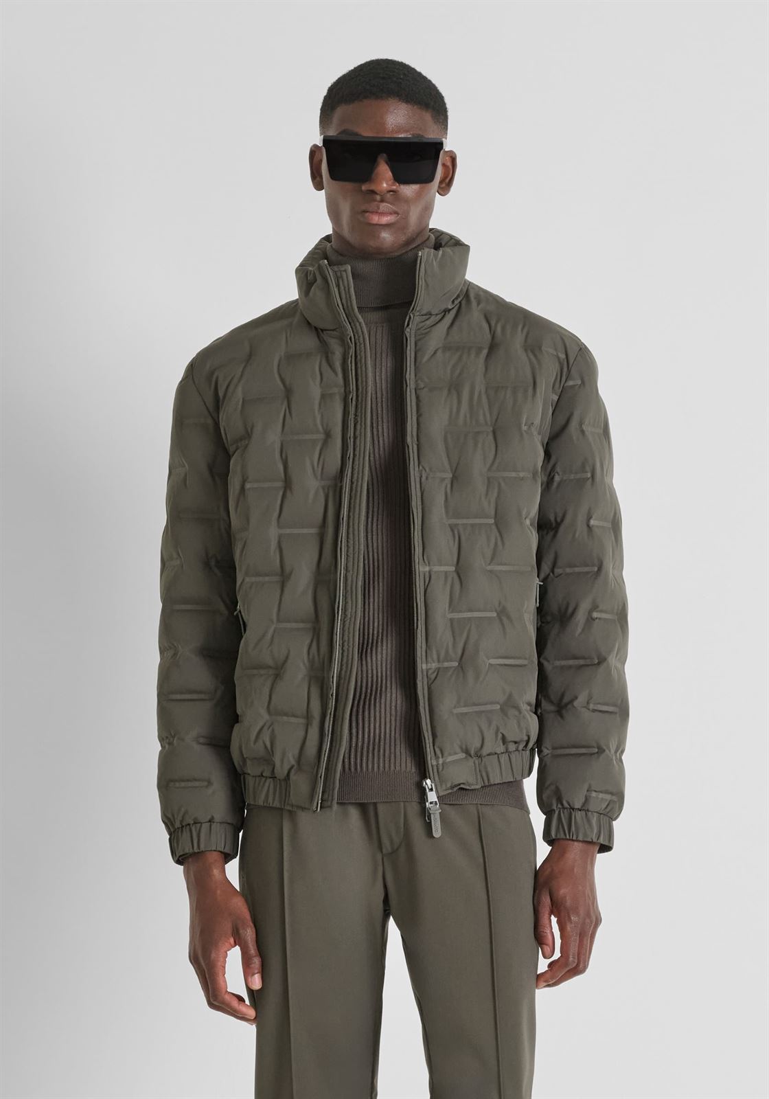 Cazadora Antony Morato Regular Fit Army Green MMCO00953 FA600299 4089 - Imagen 1