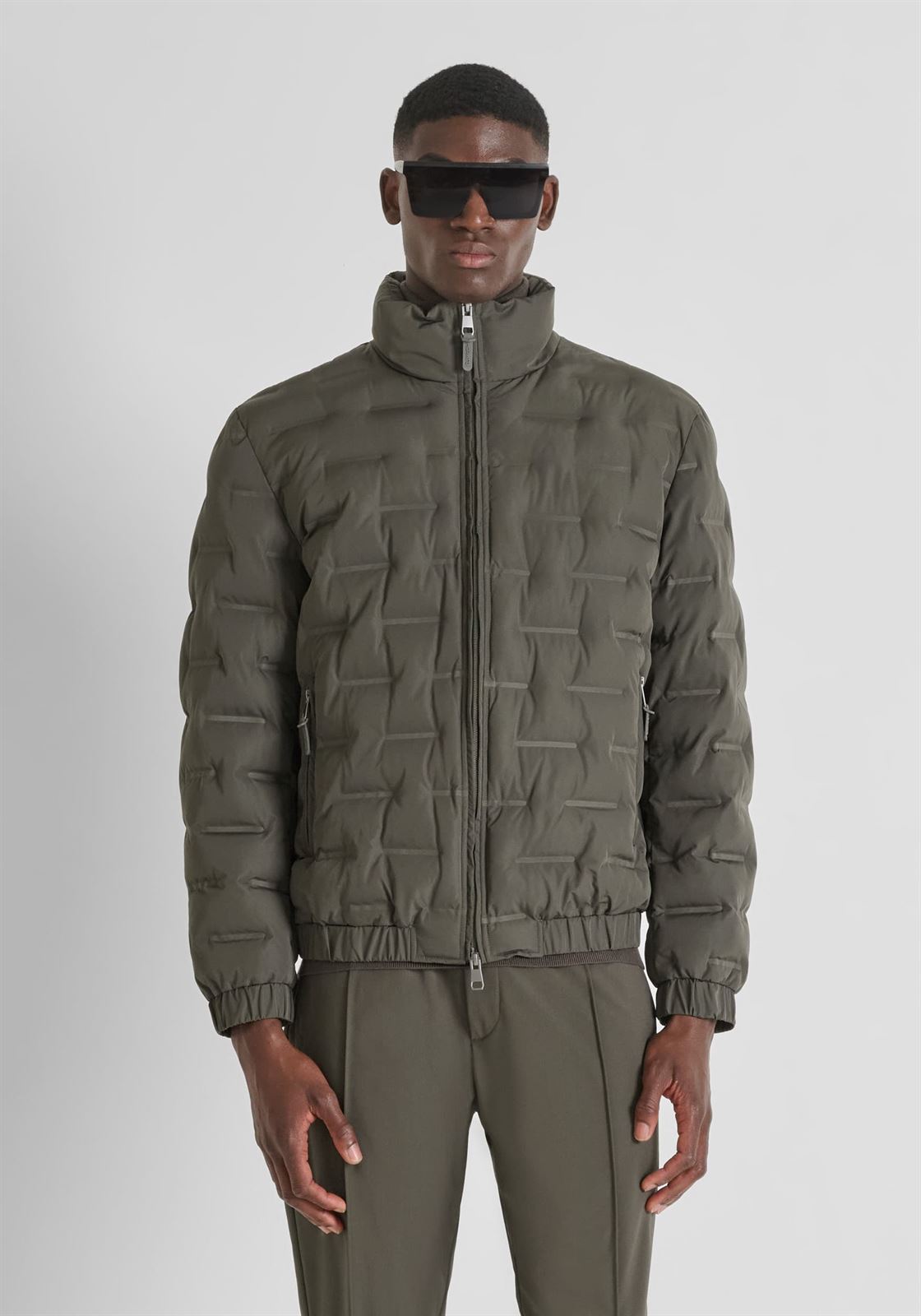 Cazadora Antony Morato Regular Fit Army Green MMCO00953 FA600299 4089 - Imagen 2