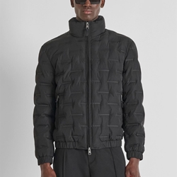 Cazadora Antony Morato Regular Fit in 3D Black MMCO00953 FA600299 9000 - Imagen 1