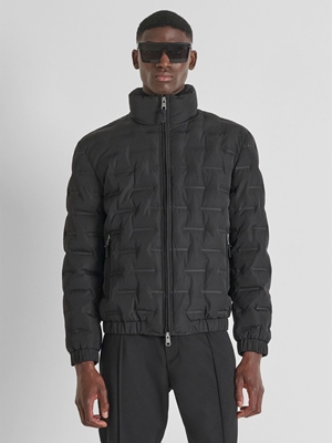 Cazadora Antony Morato Regular Fit in 3D Black MMCO00953 FA600299 9000 - Imagen 1