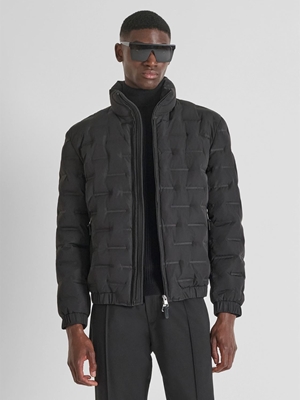 Cazadora Antony Morato Regular Fit in 3D Black MMCO00953 FA600299 9000 - Imagen 2