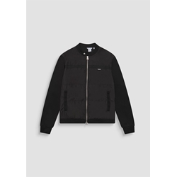 Cazadora Antony Morato Regular Fit in Inter Fleece Black - Imagen 1