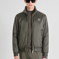 Cazadora Antony Morato Regular Fit in Nylon Verde Militar Oscuro MMCO00946 FA600275 4089 - Imagen 2