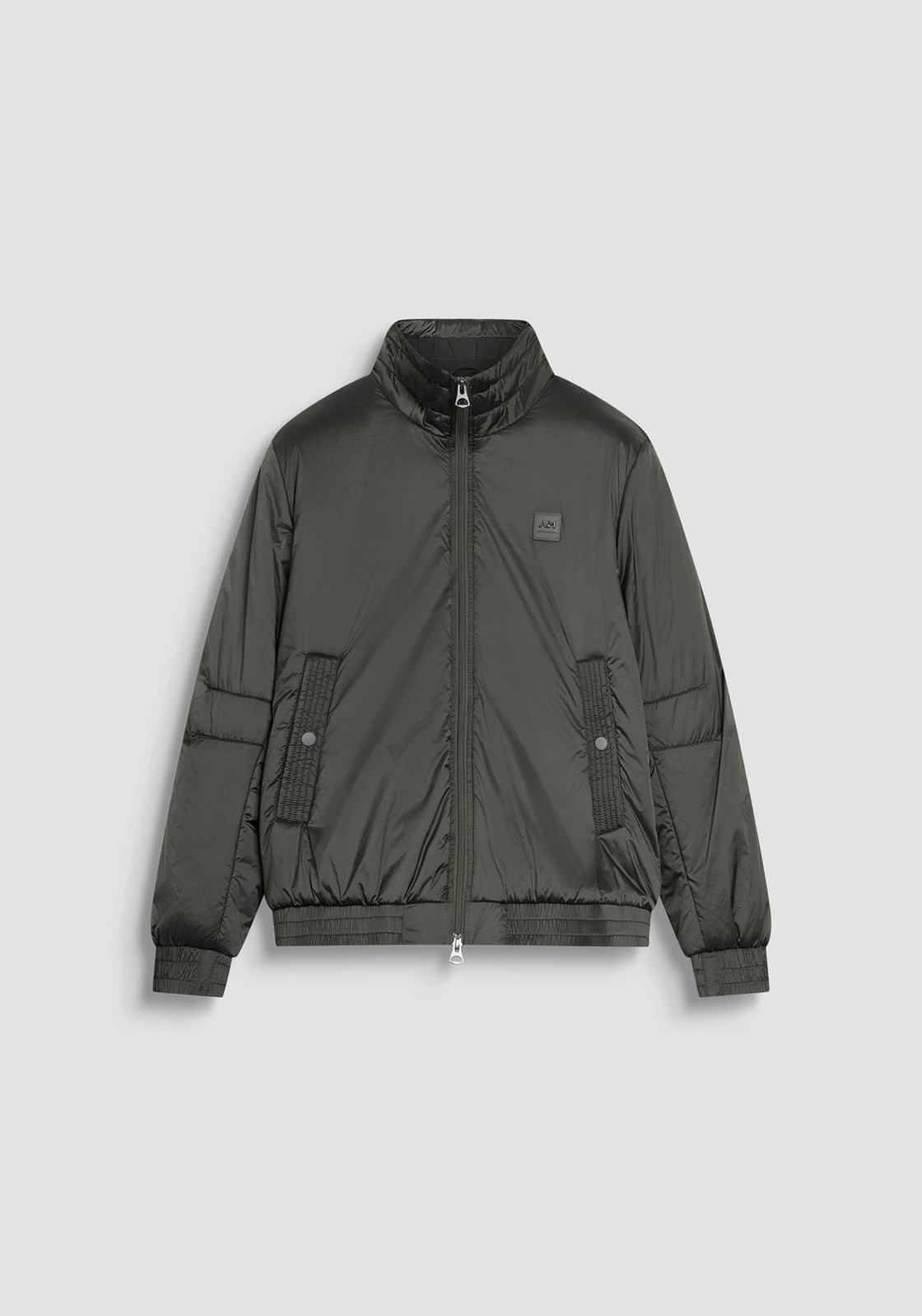 Cazadora Antony Morato Regular Fit in Nylon Verde Militar Oscuro MMCO00946 FA600275 4089 - Imagen 5