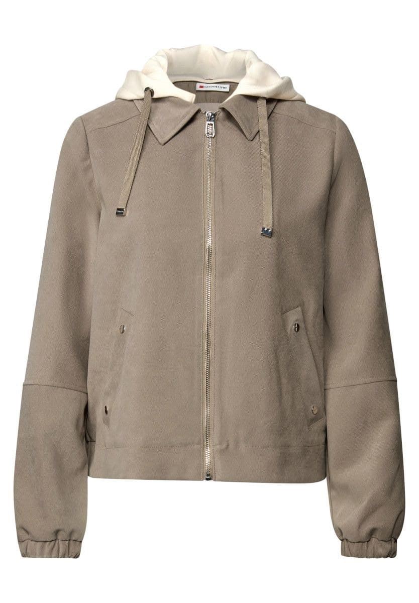 Cazadora Bomber Street One Bomber Jersey Hoody 212767 17019 - Imagen 1