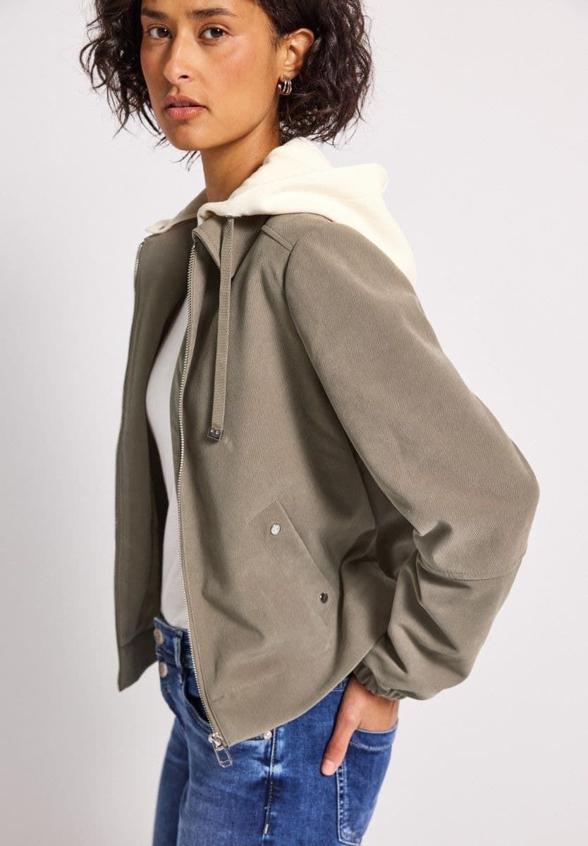 Cazadora Bomber Street One Bomber Jersey Hoody 212767 17019 - Imagen 2