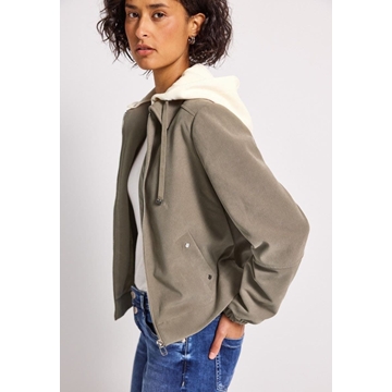 Cazadora Bomber Street One Bomber Jersey Hoody 212767 17019 - Imagen 2