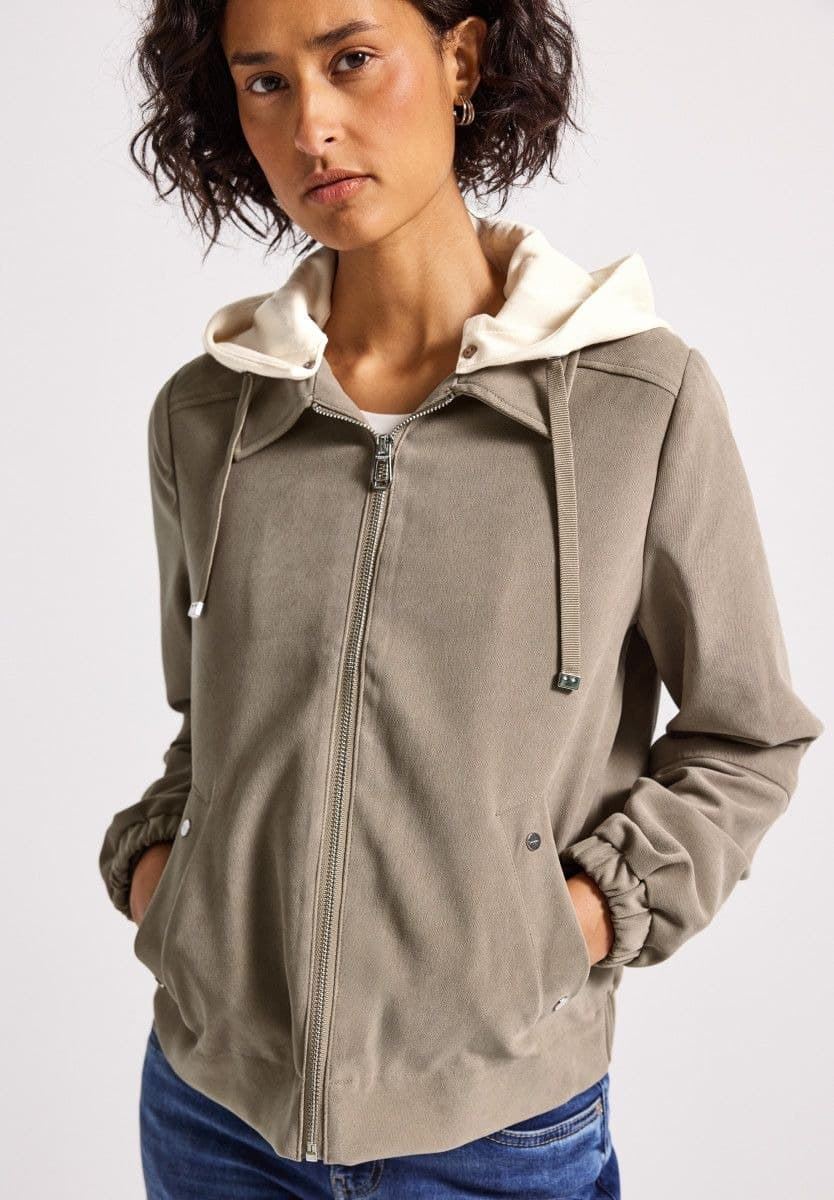 Cazadora Bomber Street One Bomber Jersey Hoody 212767 17019 - Imagen 6