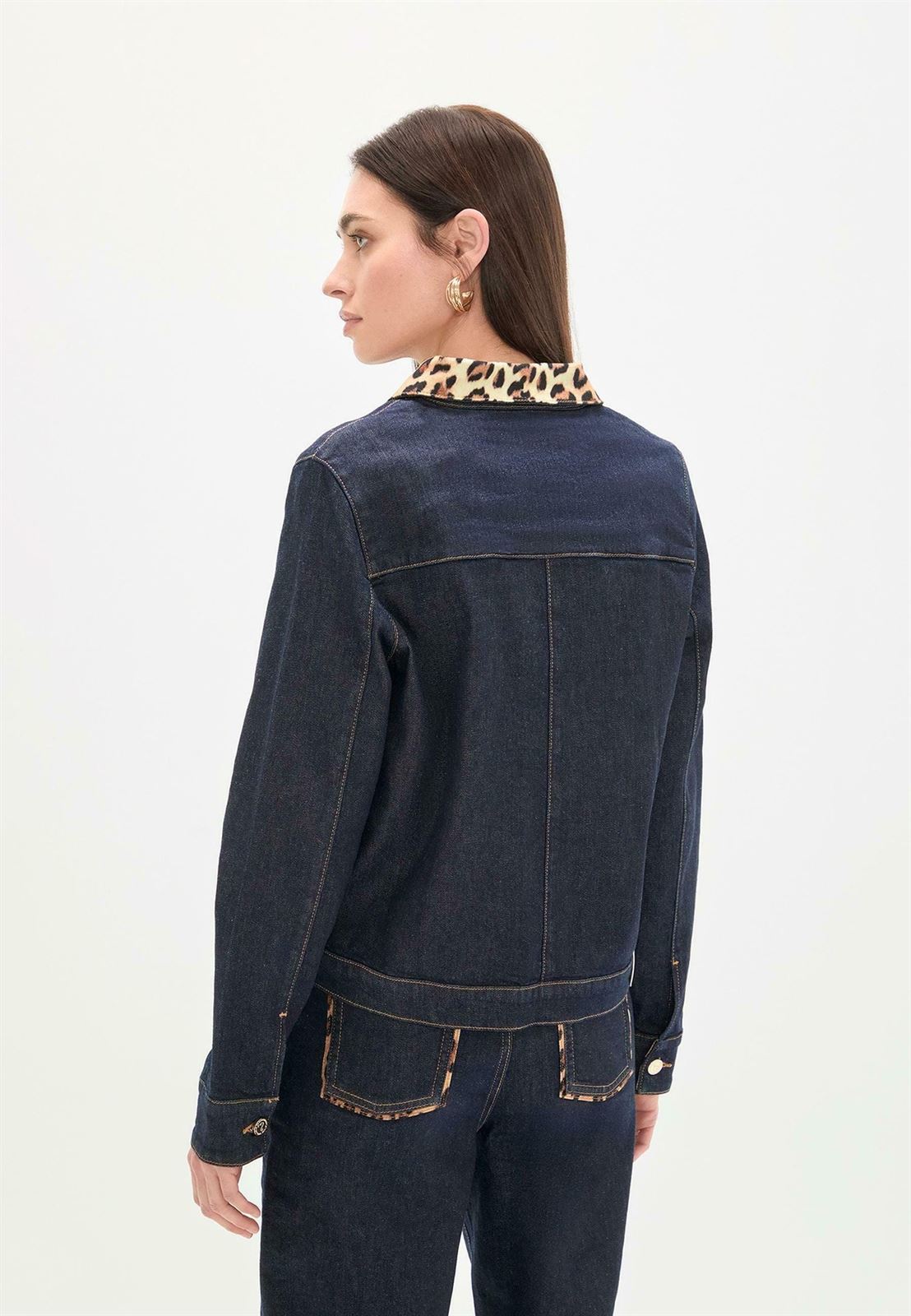 Cazadora denim LOLA CASADEMUNT LS2602020 0D2 tejano oscuro - Imagen 3