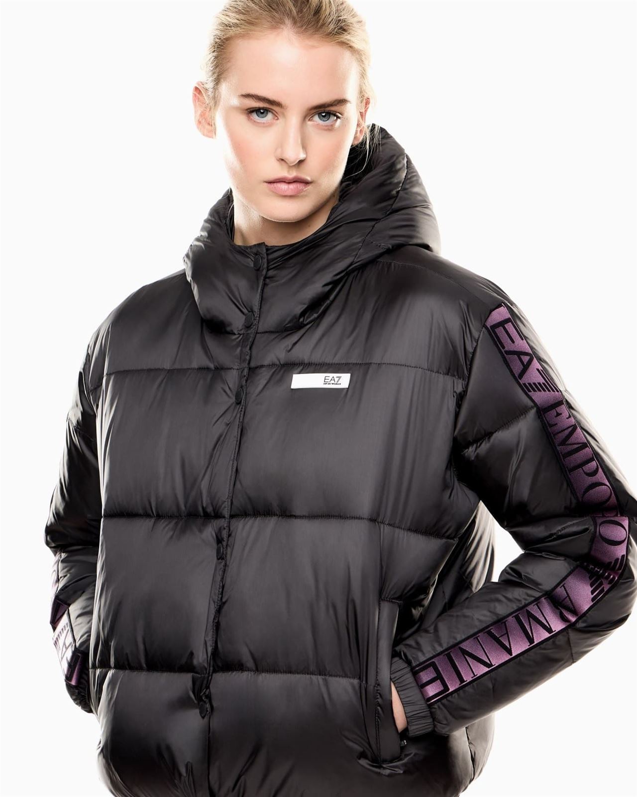 Cazadora EA7 Emporio Armani Black 7W000681 AF16413 UC001 - Imagen 5