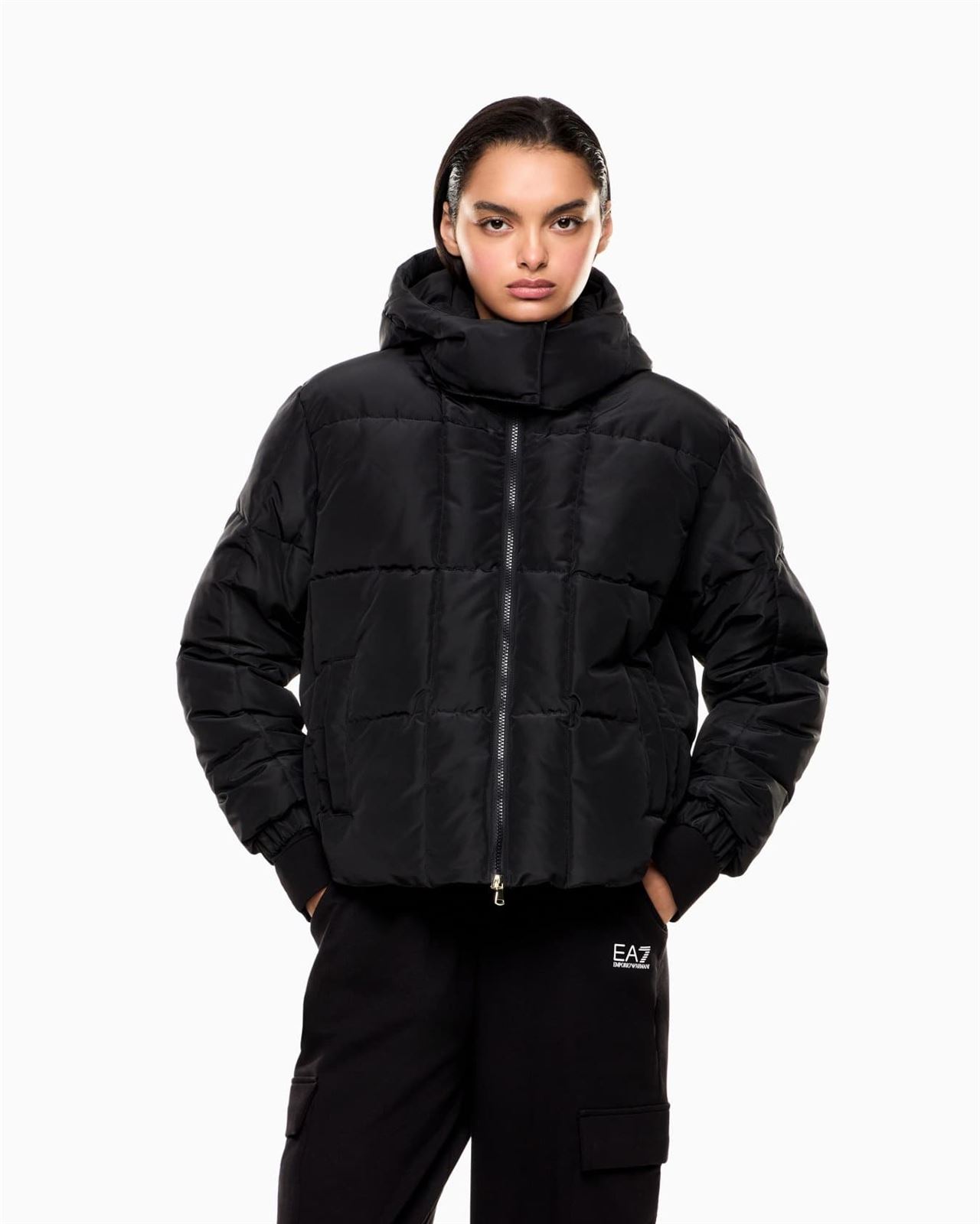 Cazadora EA7 Emporio Armani Black Bomber 7W000647 AF16074 UC001 - Imagen 4