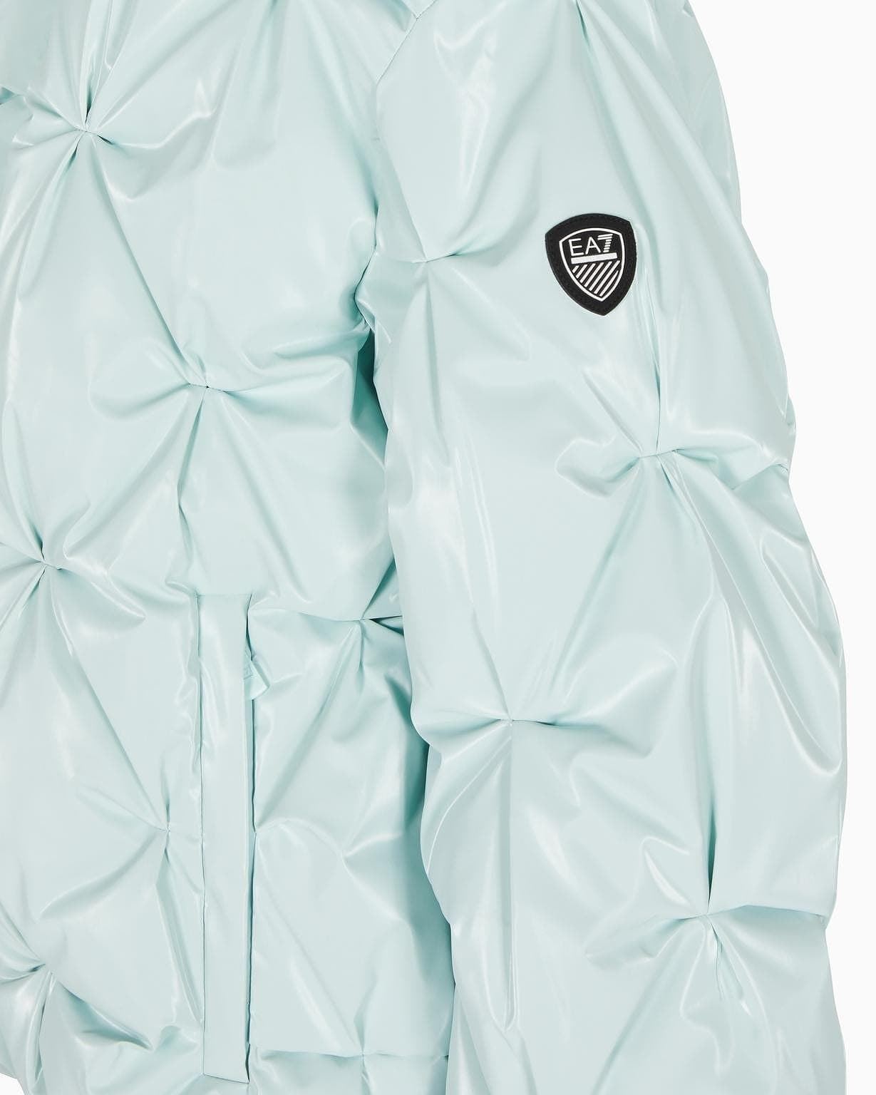 Cazadora Emporio Armani Bleached Aqua Blouson Jacket 7W000387 AF14805 U9058 - Imagen 3