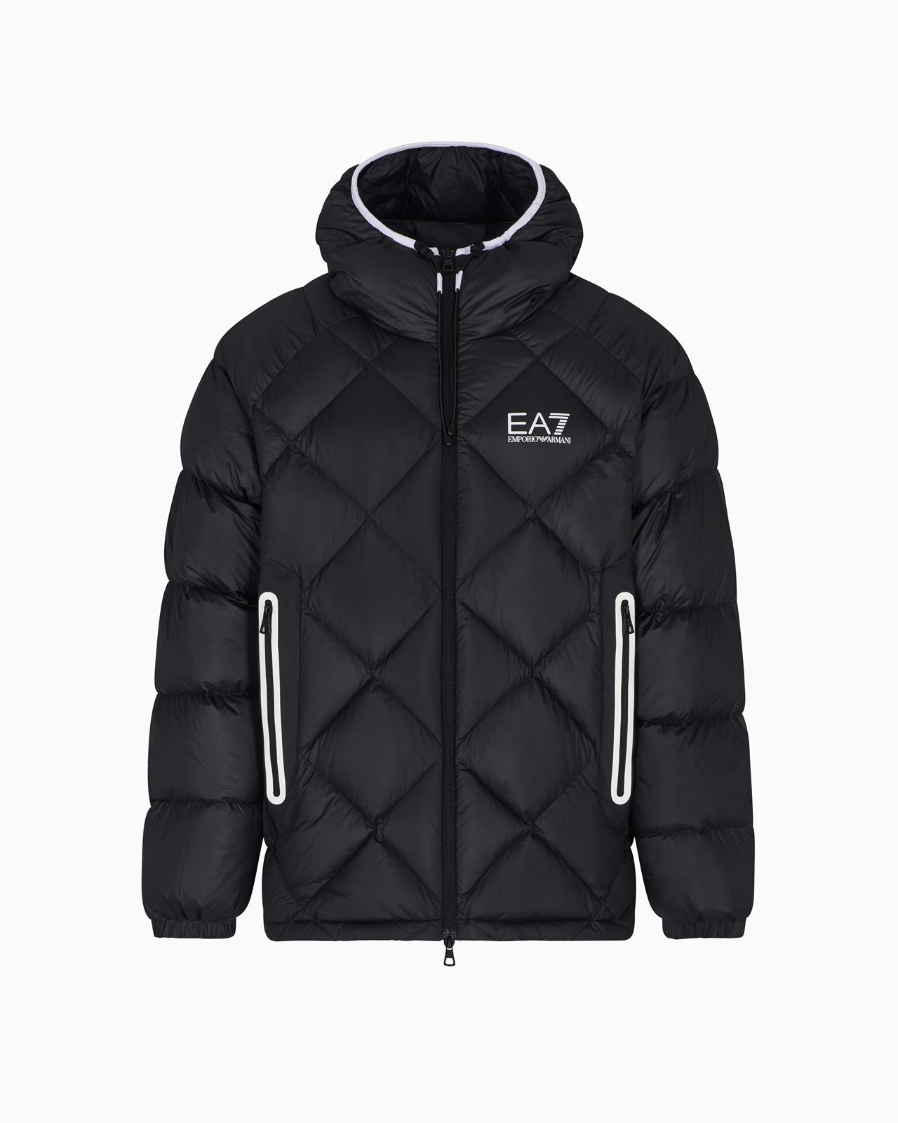 Cazadora Emporio Armani Woven Down Jacket Black 7M001001 AF15923 UC001 - Imagen 1
