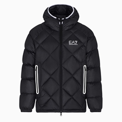 Cazadora Emporio Armani Woven Down Jacket Black 7M001001 AF15923 UC001 - Imagen 1