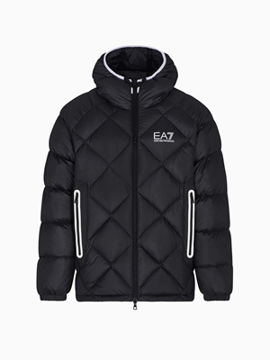 Cazadora Emporio Armani Woven Down Jacket Black 7M001001 AF15923 UC001 - Imagen 1