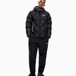 Cazadora Emporio Armani Woven Down Jacket Black 7M001001 AF15923 UC001 - Imagen 2