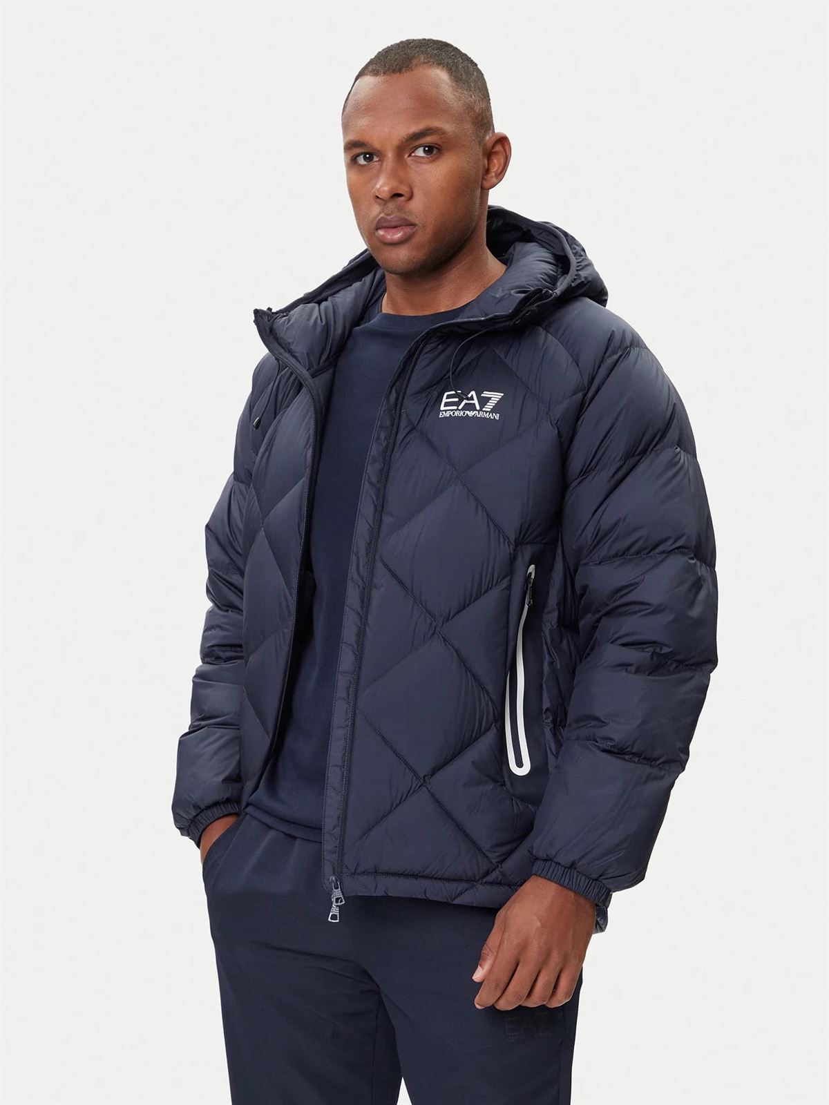 Cazadora Emporio Armani Wovn Down Jacket Armani Blue 7M001001 AF15923 UB102 - Imagen 1