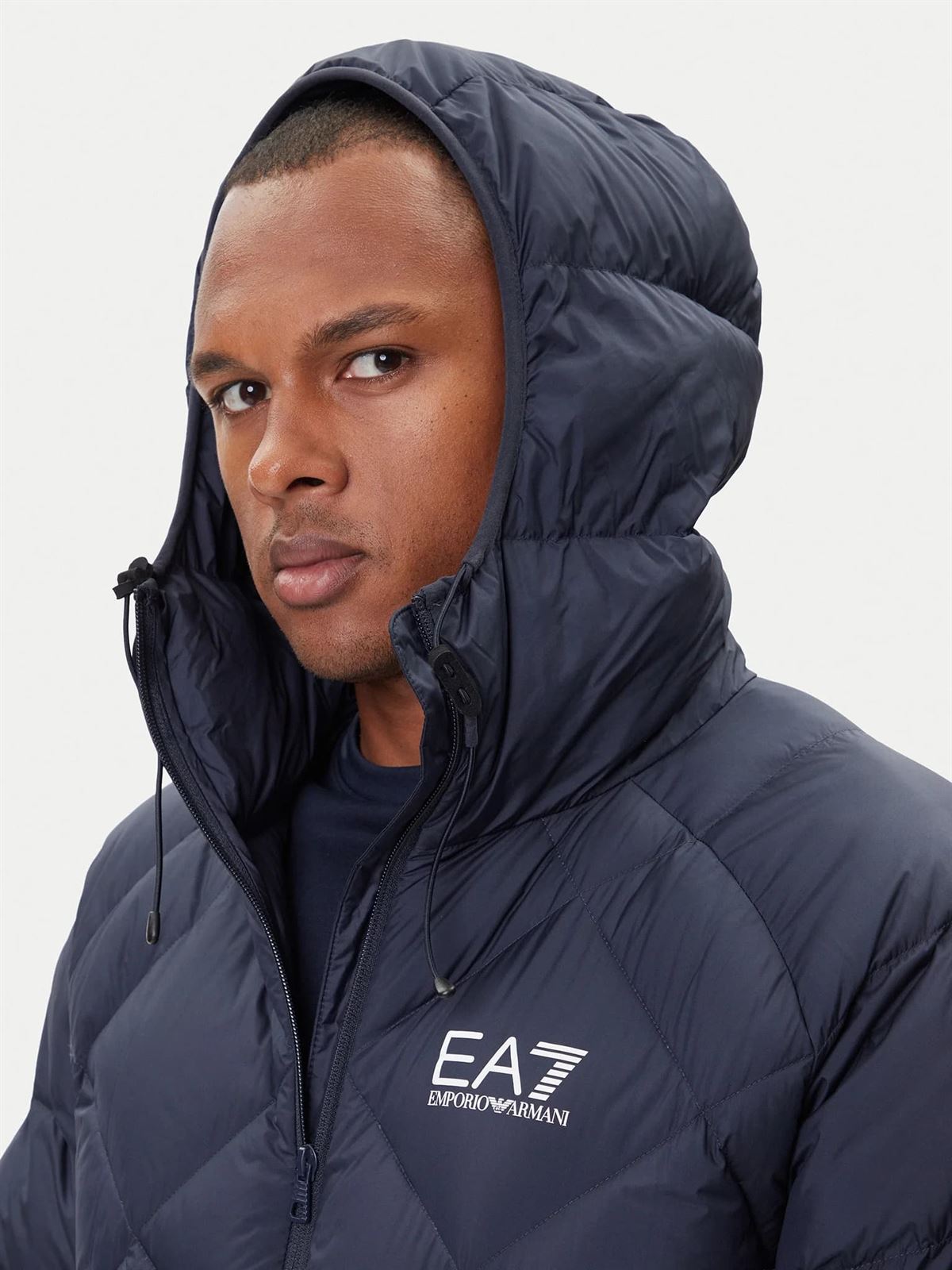 Cazadora Emporio Armani Wovn Down Jacket Armani Blue 7M001001 AF15923 UB102 - Imagen 4