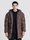 Cazadora Gianni Kavanagh Brown Logomania Puffer Coat GKM006999 - Imagen 1