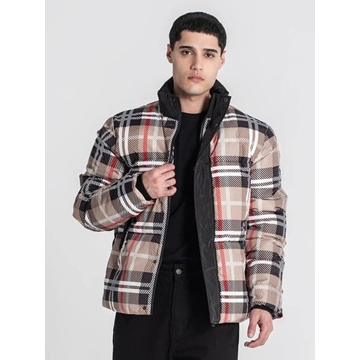 Cazadora Gianni Kavanagh Multicolor British Puffer Jacket GKM007005 - Imagen 1