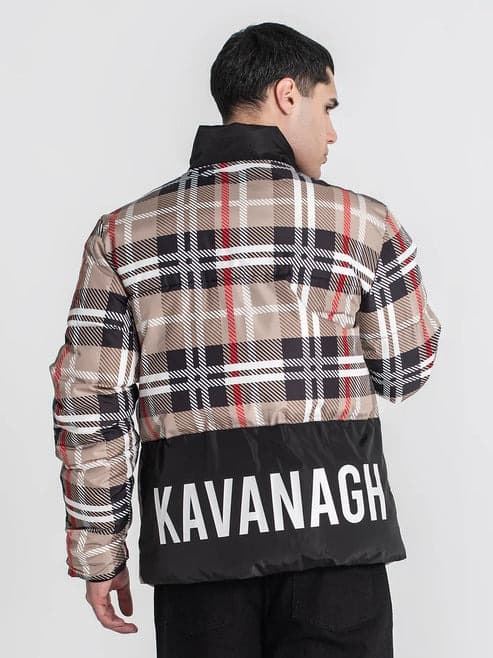 Cazadora Gianni Kavanagh Multicolor British Puffer Jacket GKM007005 - Imagen 2